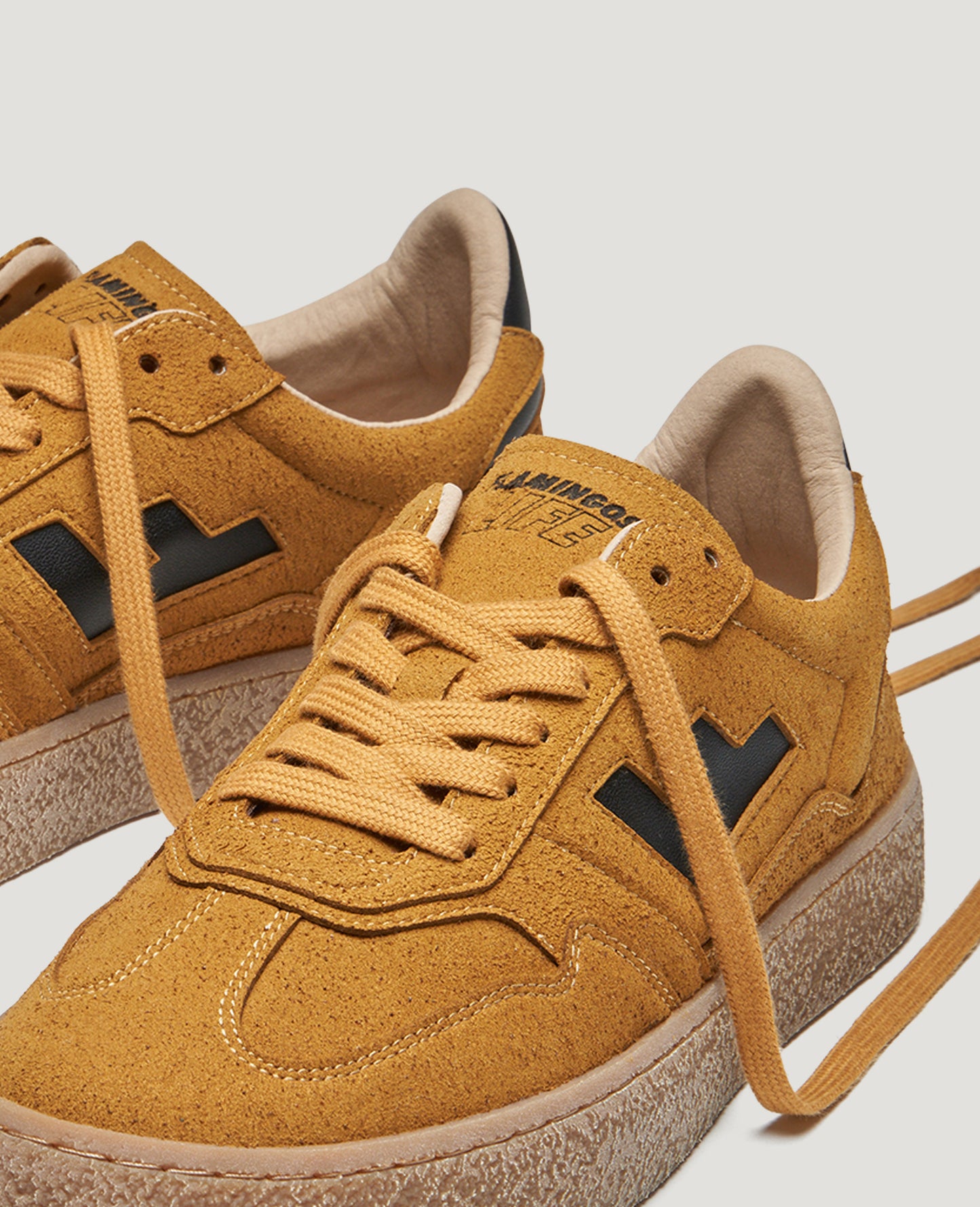 Burela Bold Hairy Suede Curry