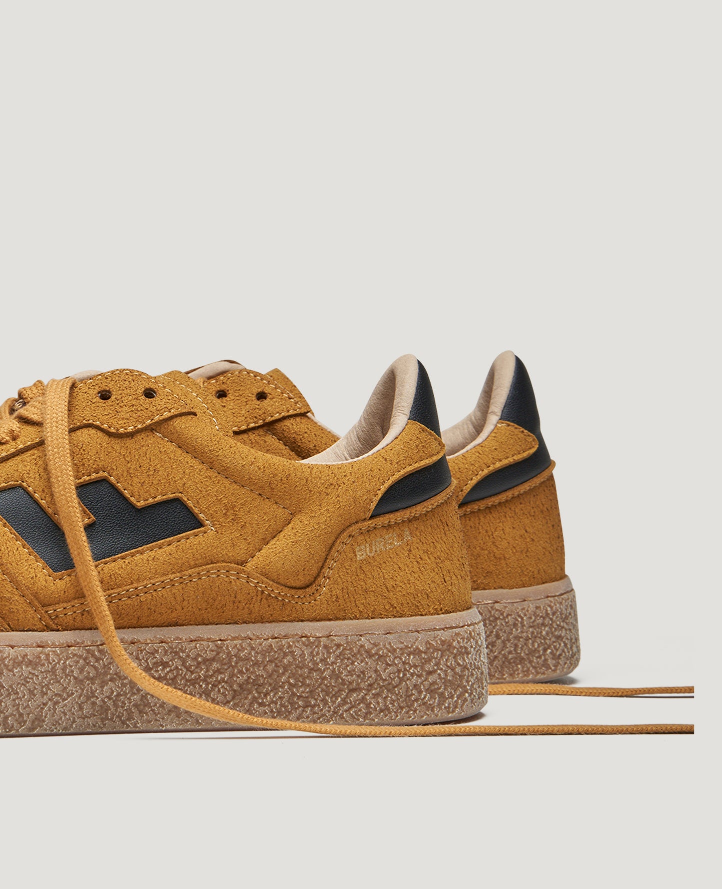 Burela Bold Hairy Suede Curry