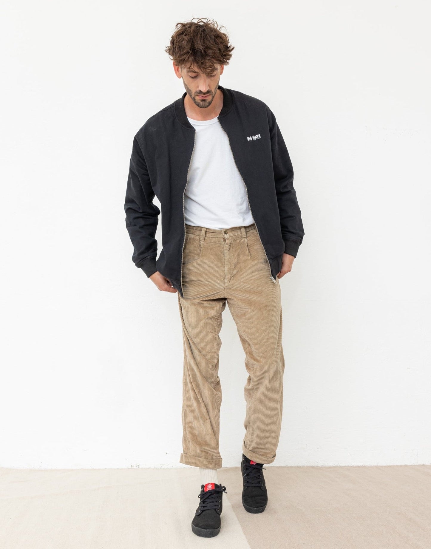 ADAM VEGAN LACE BOOTIE BLACK