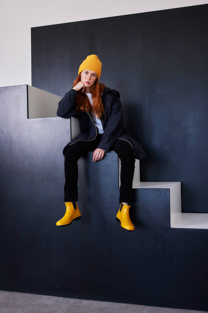 VICKIE RUBBER BOOT CURRY