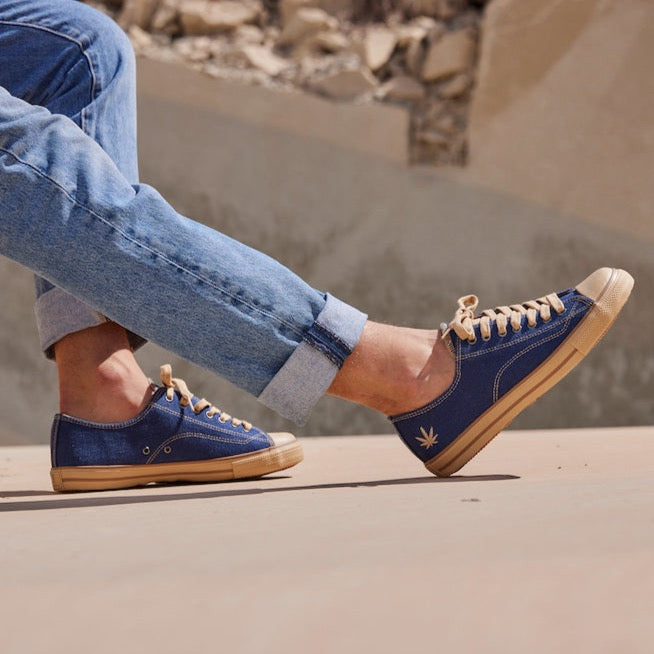 MARLEY HEMP SNEAKER NAVY
