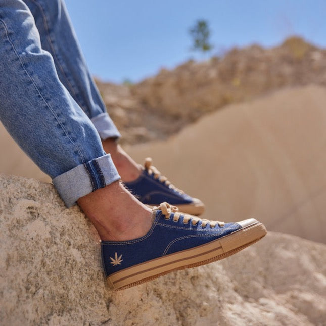 MARLEY HEMP SNEAKER NAVY