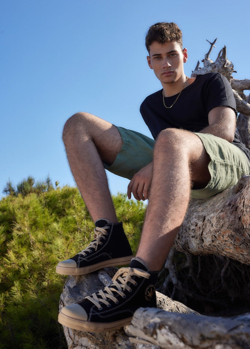 BILLY HEMP SNEAKER BLACK