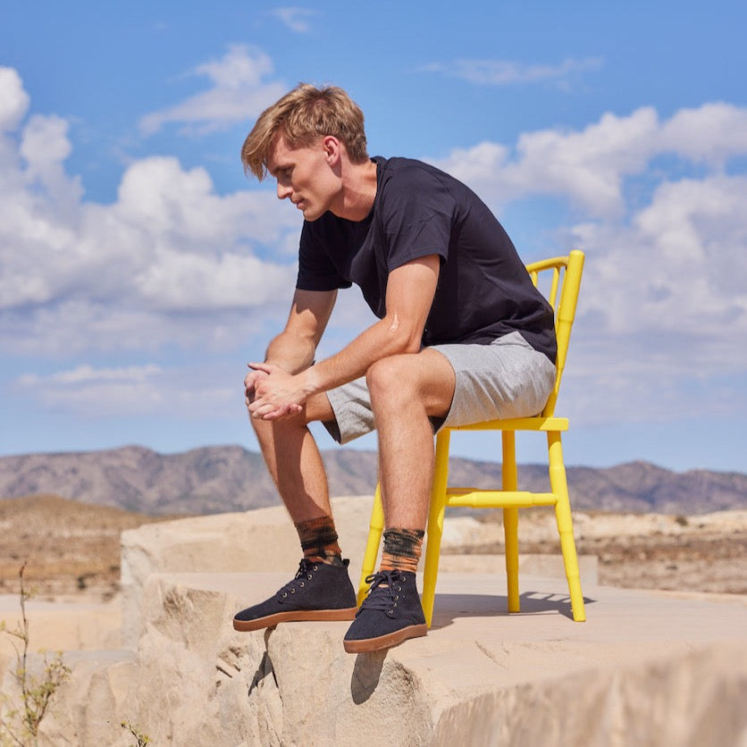 ADAM HEMP SNEAKER BLACK