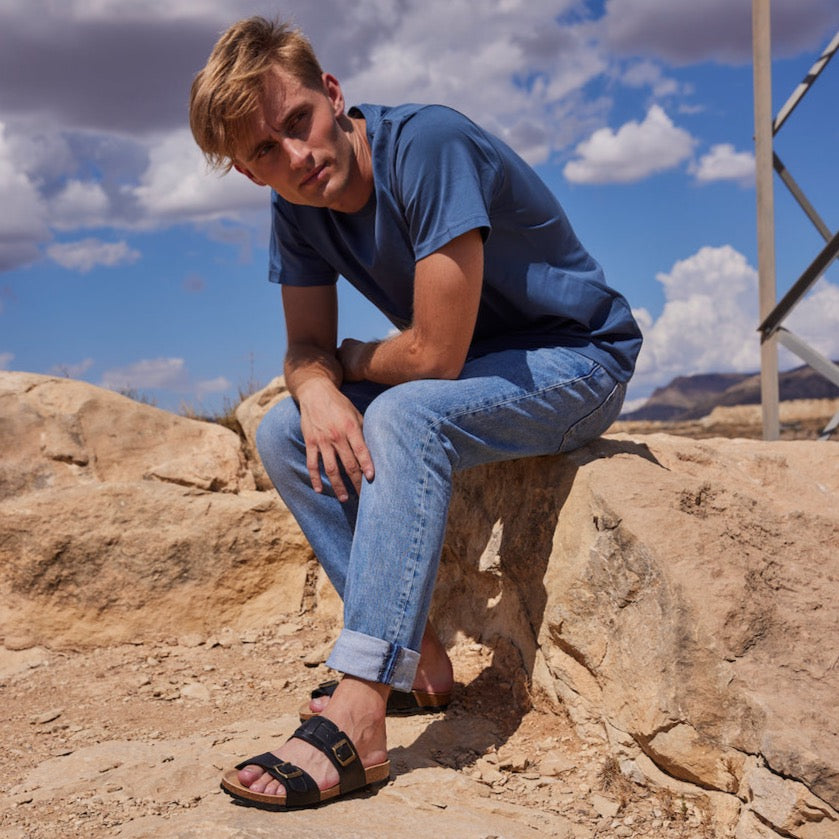 LUCA CORN SANDAL BLACK