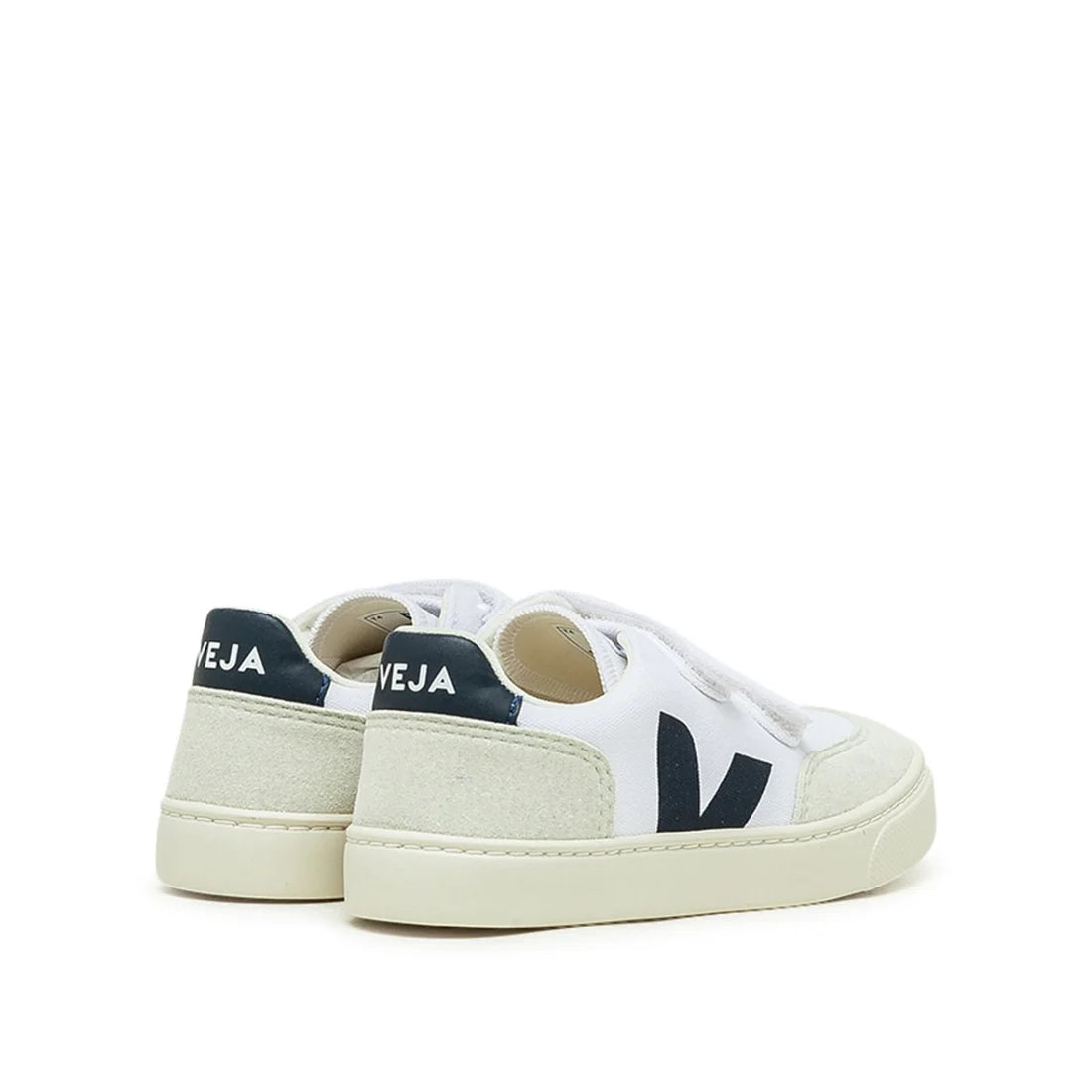 Small V-12 Velcro Canvas White Nautico Natural
