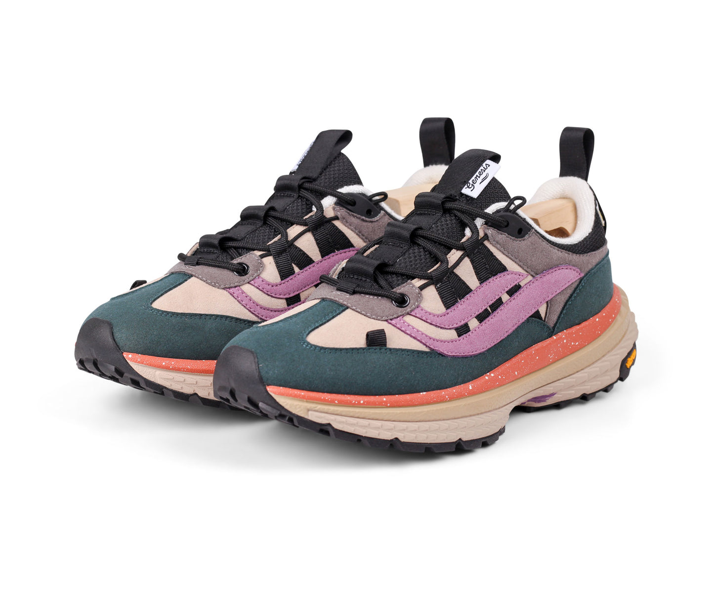 Machu Suede Multi Green