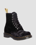 Vegan 1460 Black Crushed Velvet
