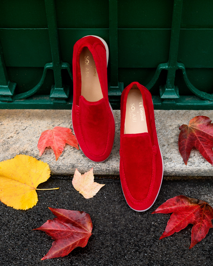 Eco-Loafer: red