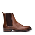 Men brown chelsea boots crafted from vegan leather | NAE