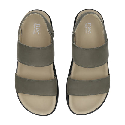 green vegan padded sole slippers | NAE Footwear