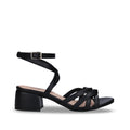 peep toe black heels vegan shoes