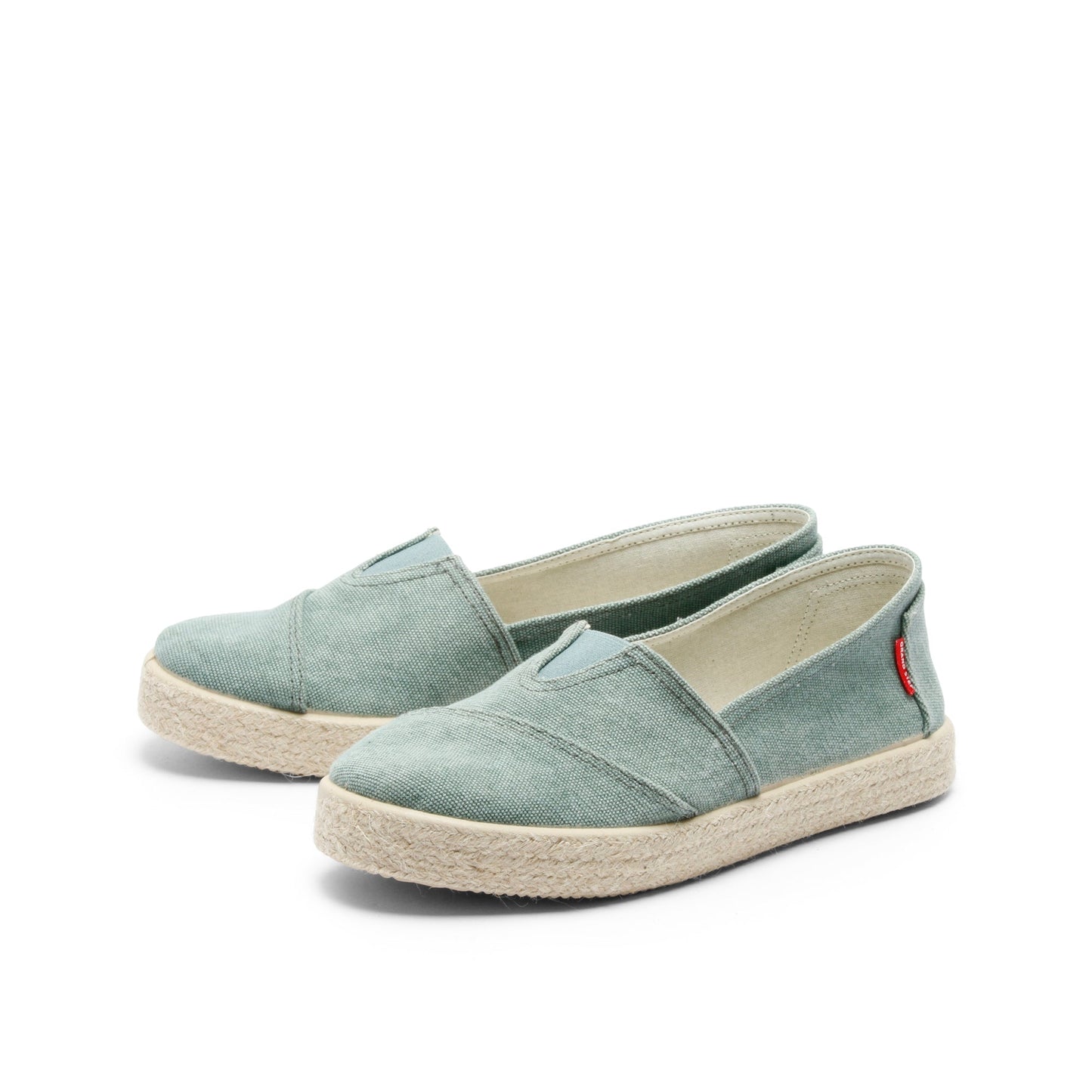 TIM COTTON SLIPON SEAGREEN