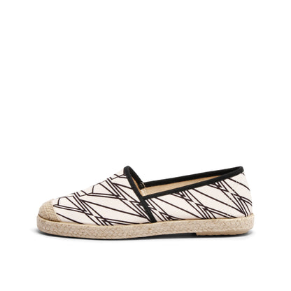 EVITA COTTON PRINTED ESPADRILLE X COLORBLIND PATTERNS