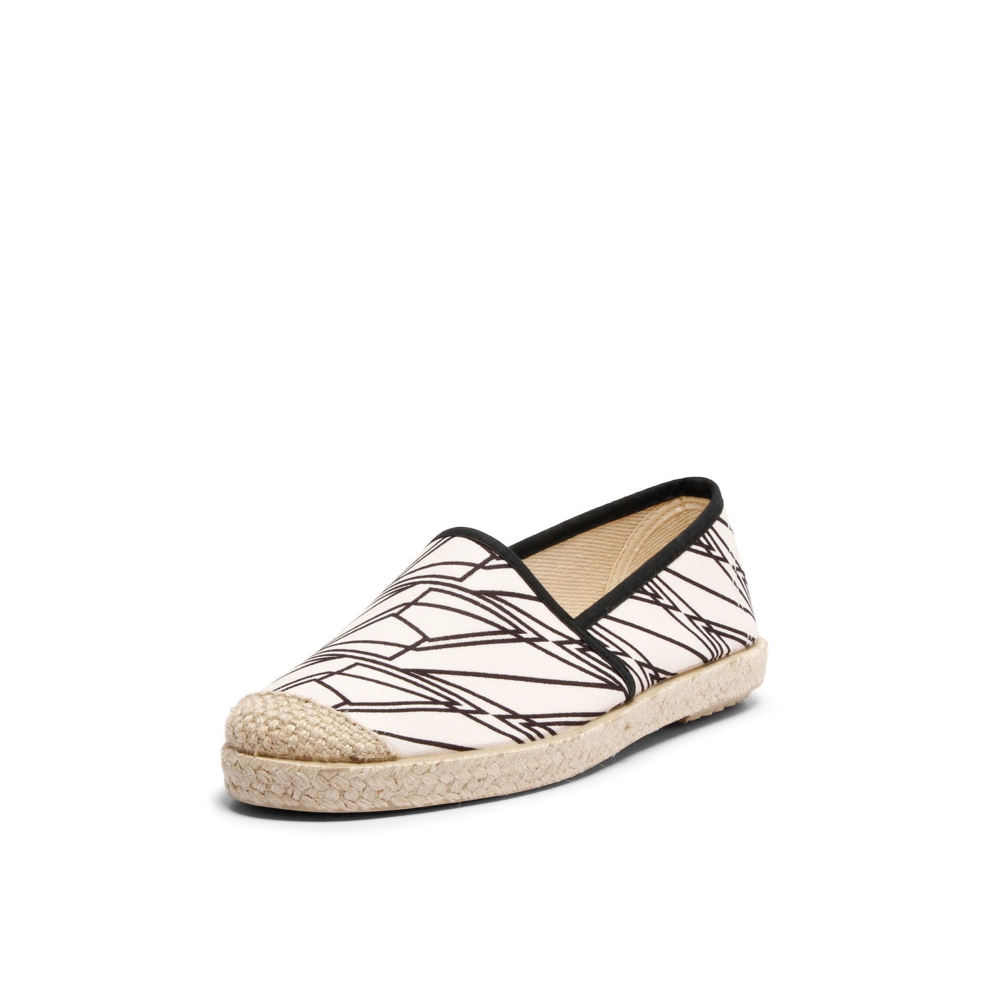 EVITA COTTON PRINTED ESPADRILLE X COLORBLIND PATTERNS