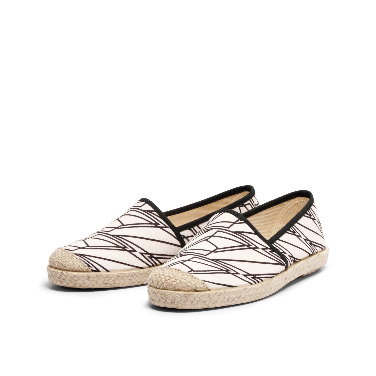 EVITA COTTON PRINTED ESPADRILLE X COLORBLIND PATTERNS