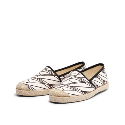 EVITA COTTON PRINTED ESPADRILLE X COLORBLIND PATTERNS