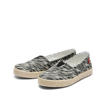 TIM RECYCLED SLIPON ZEBRA