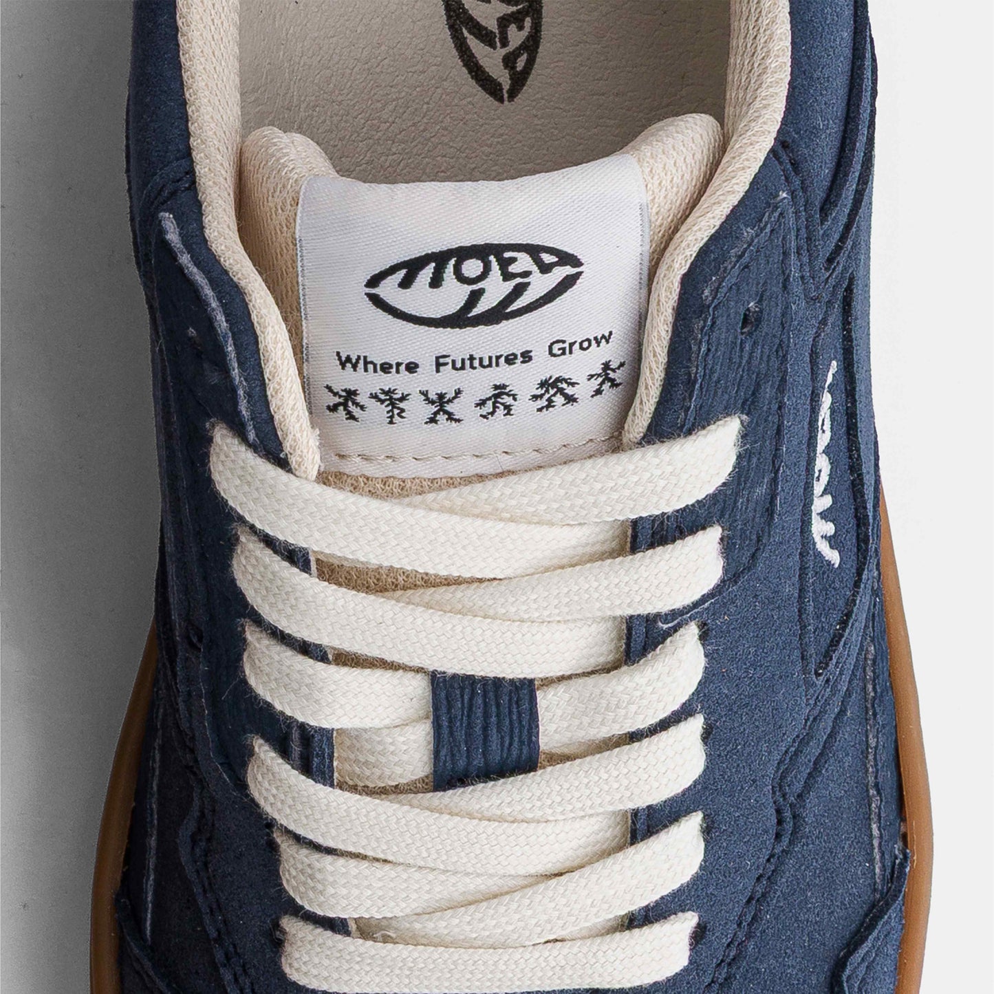 Origin - Full Blue Suede - Mushroom