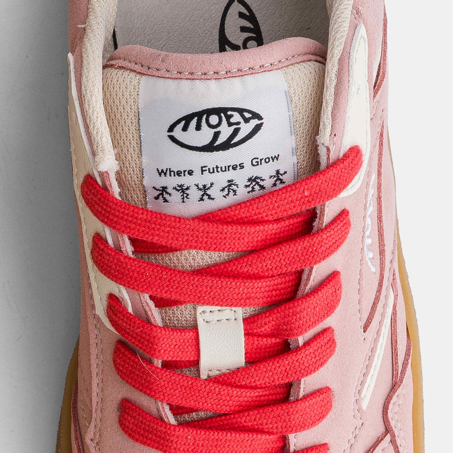 Origin Low - Pink Suede & Beige - Apple