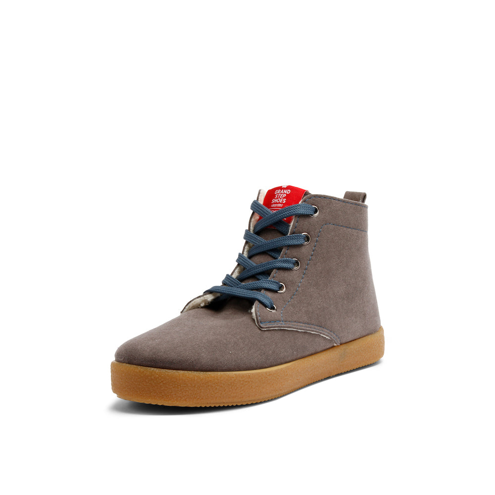 ADAM VEGAN LACE BOOTIE GREY