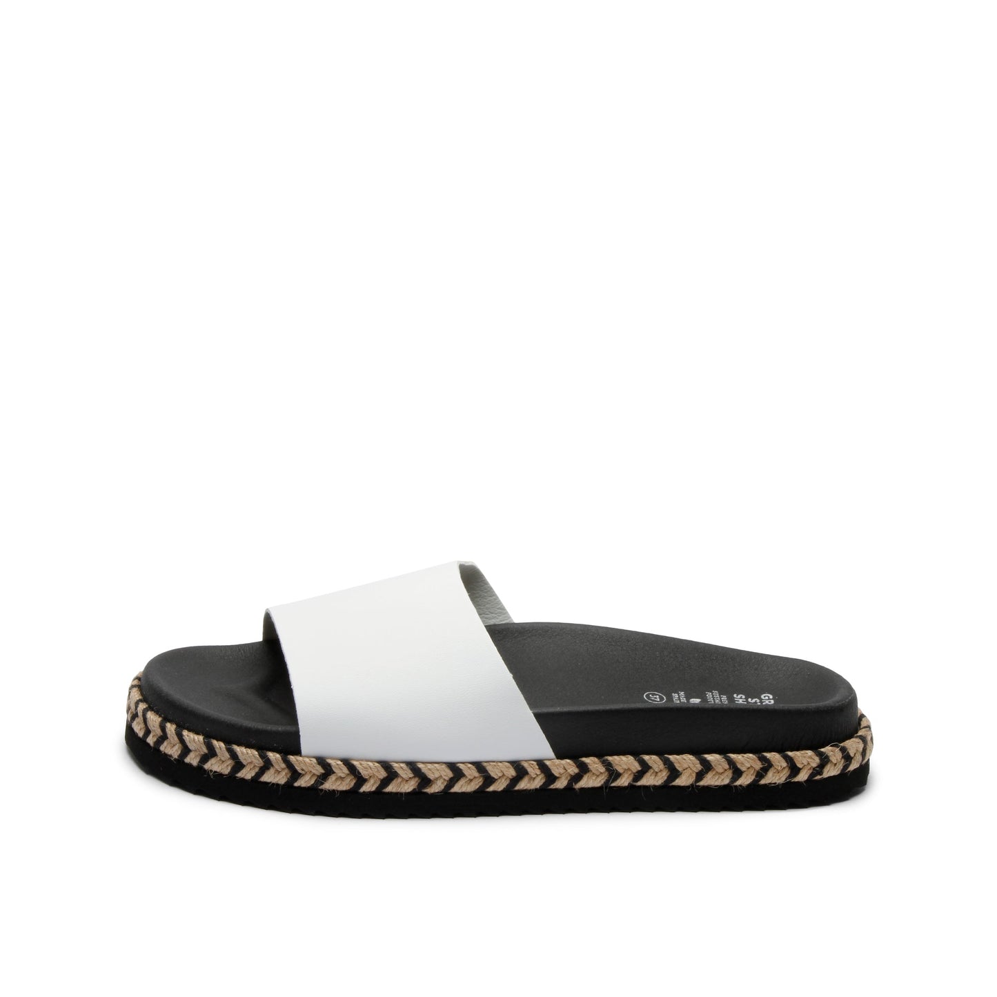 SINA CORN SLIPON SANDAL WHITE
