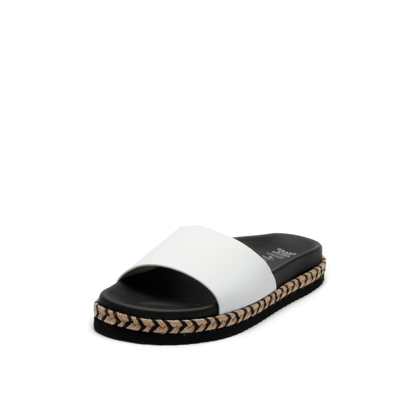 SINA CORN SLIPON SANDAL WHITE