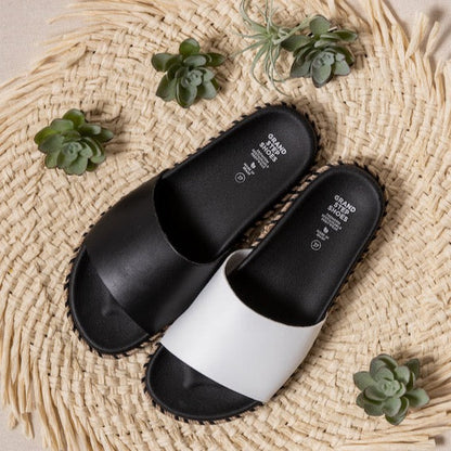 SINA CORN SLIPON SANDAL WHITE