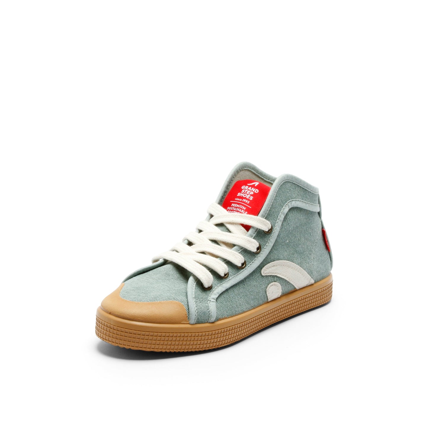 TAYLOR ORGANIC SNEAKER SEAGREEN WASHED