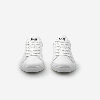 Sneakers baskets basses végan et écologique blanc noir - Winton Cog