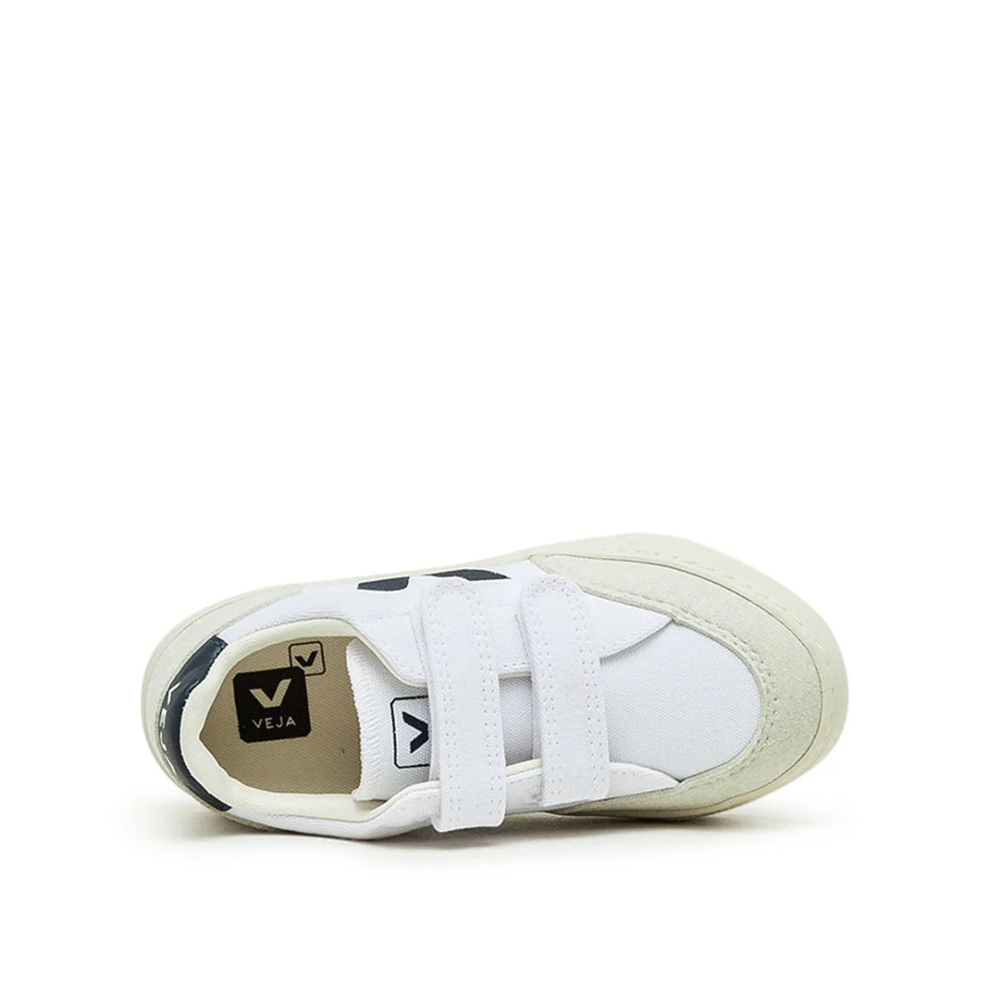Small V-12 Velcro Canvas White Nautico Natural